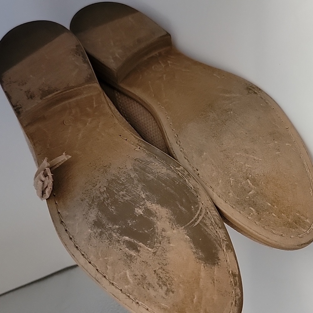 Tamaris Suede Beige Boots Size 39 - Picture 8 of 9